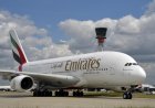 Emirates airbus A380 captivated more than 8000 visitor's attention at Bahrain International Airshow 2022