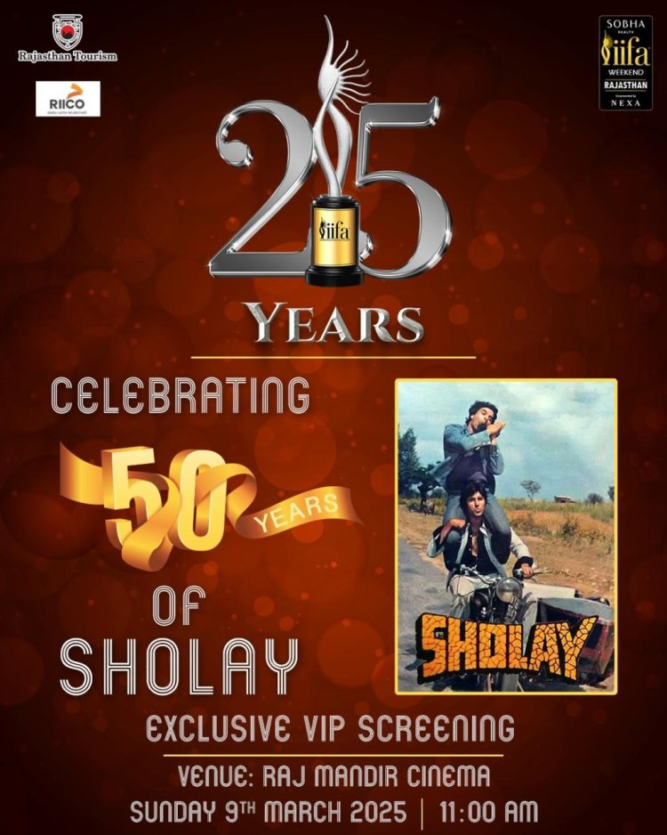 Experience the Epic! One Special Screening of Sholay
