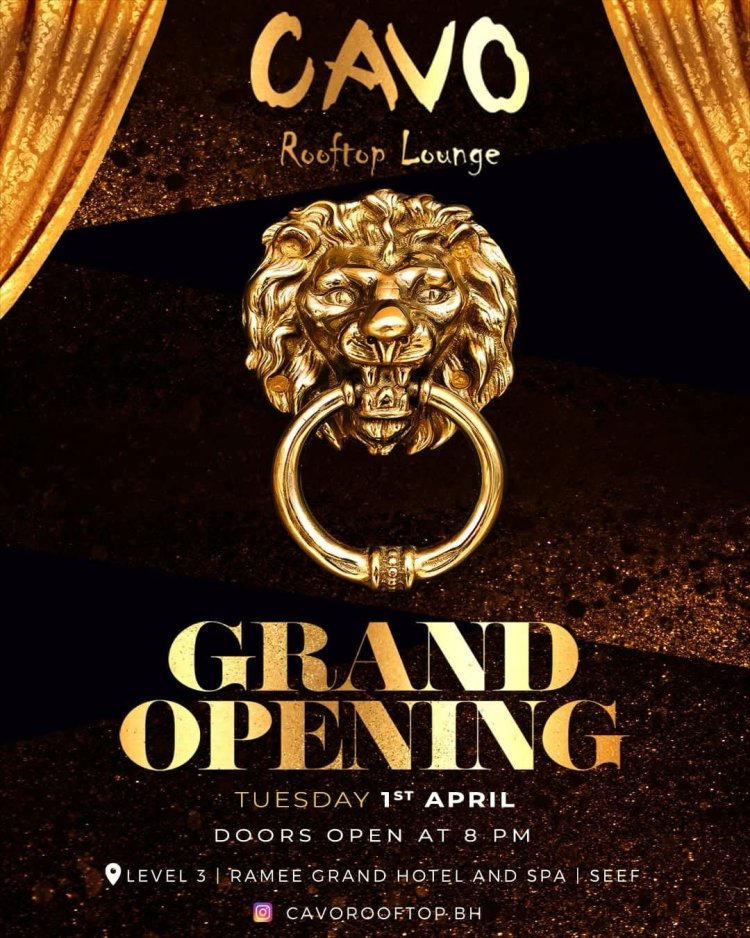 Cavo Rooftop Grand Opening Set to Dazzle at Ramee Grand Hotel & Spa