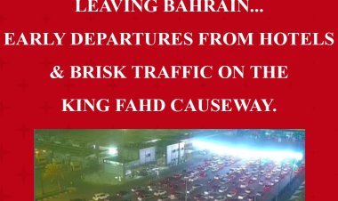 Air Raid Sirens Spark Gulf Citizens’ Rush to Exit Bahrain