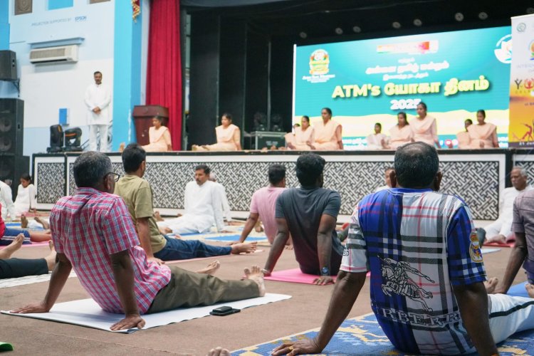 Annai Tamil Mandram and Indian Club Commemorate International Yoga Day with Enthusiastic Participation