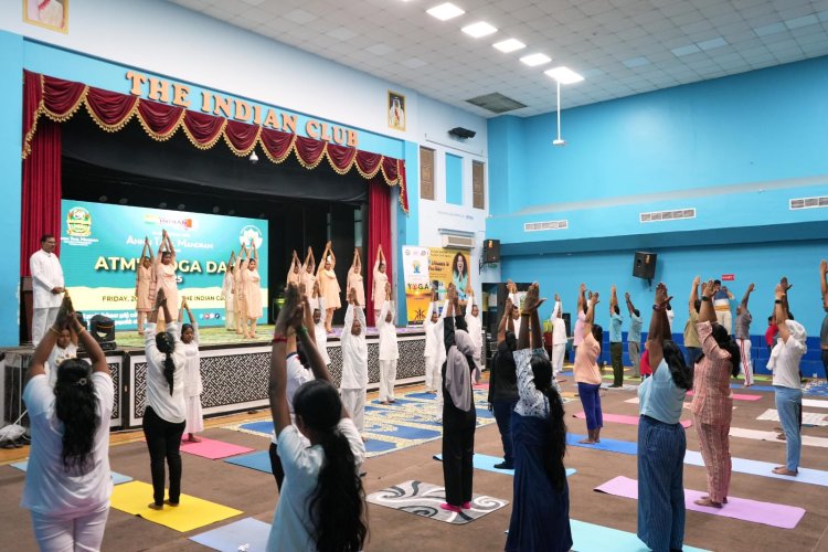 Annai Tamil Mandram and Indian Club Commemorate International Yoga Day with Enthusiastic Participation