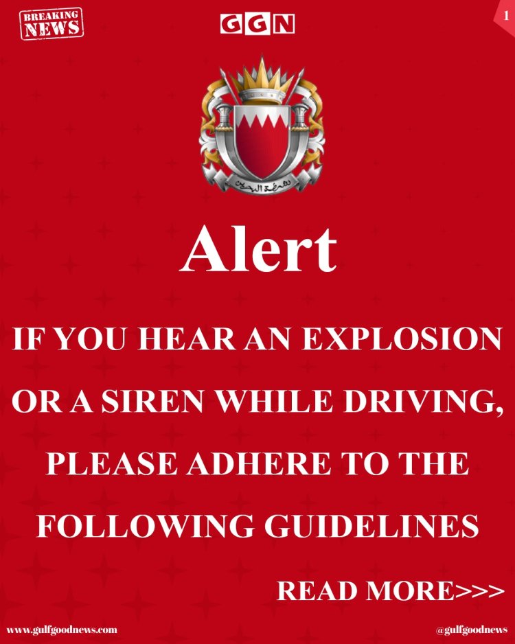 Ministry of Interior Issues Safety Advisory Amid Siren and Explosion Alerts