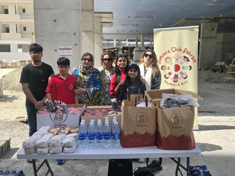 Spreading Kindness Under the Sun: Juniors Club and Tea Time Bahrain Lead Summer Cooler Drive