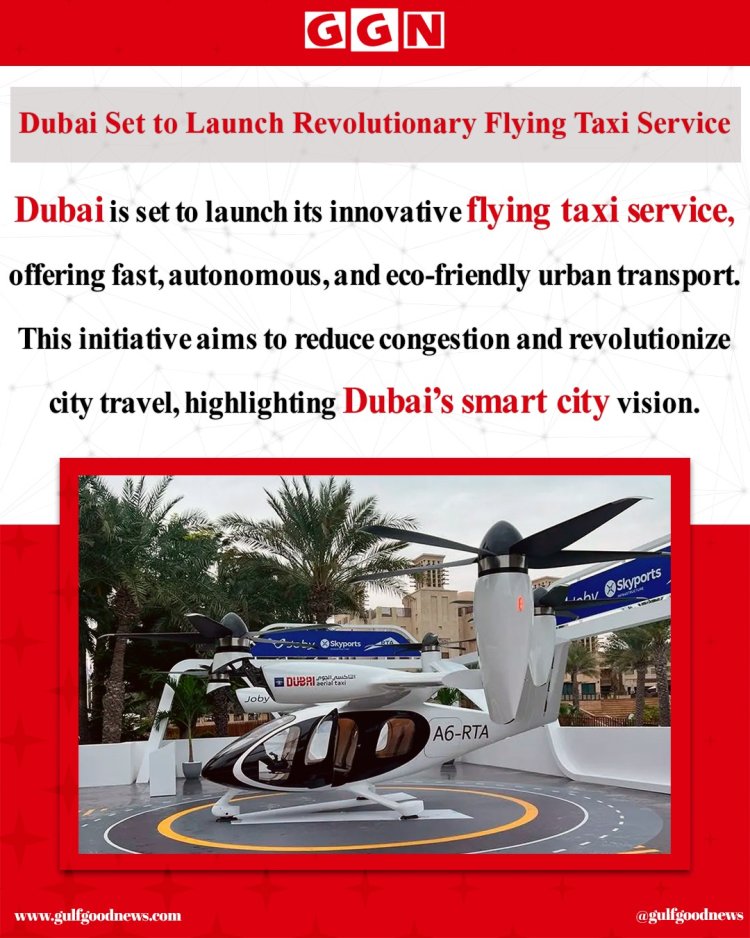 Dubai's Flying Taxi Revolution Set for Takeoff in 2026