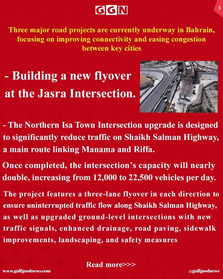 Bahrain Launches Key Road Projects to Enhance National Connectivity