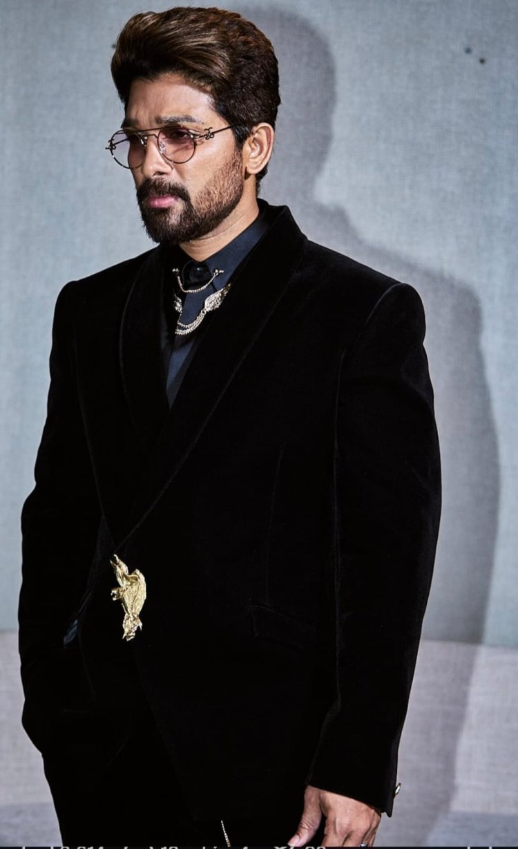 Allu Arjun Stuns in Gaurav Gupta Man at SIIMA Awards