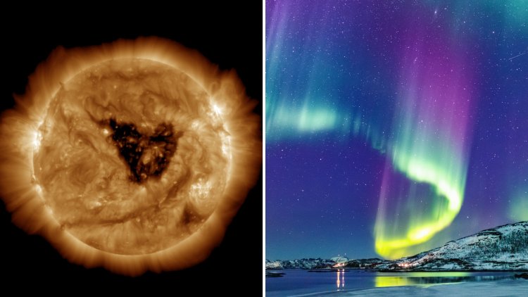Massive Butterfly-Shaped Hole on the Sun May Spark Geomagnetic Storms on Earth