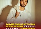 Ranveer Singh to Lead High-Octane Survival Thriller Directed by Jai Mehta
