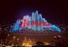 China sets new world record with 15,947 synchronized drones lighting up Beijing sky