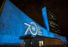 Bahrain Landmarks Illuminate in Blue to Mark United Nations Day