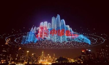 China sets new world record with 15,947 synchronized drones lighting up Beijing sky