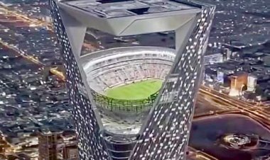 saudi arabia unveils neom sky stadium:  the world’s first suspended sports arena