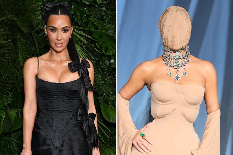 Kim Kardashian’s Full Face Mask at Academy Gala Sparks Plastic Surgery Speculation