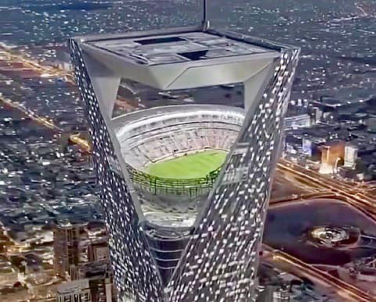 saudi arabia unveils neom sky stadium:  the world’s first suspended sports arena