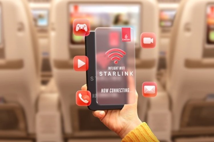 Emirates to Offer Complimentary Starlink Wi-Fi Across Entire Fleet by 2027