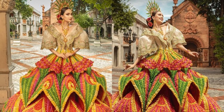 Ahtisa Manalo Dazzles in Festival-Inspired National Costume at Miss Universe 2025