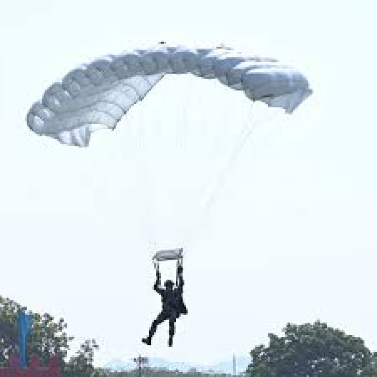 BSF Marks Diamond Jubilee With Historic First-Ever Skydive Display in Bhuj