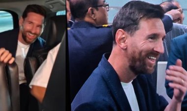 Lionel Messi Lands in Kolkata, Triggers Massive Fan Frenzy