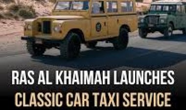 Ras Al Khaimah Introduces Classic Car Taxi Service for Nostalgic Tourist Rides