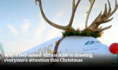 Why a Red-Nosed Emirates A380 at DXB Is Stealing Everyone’s Attention This Christmas