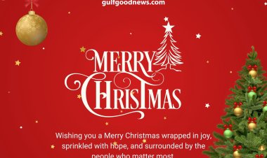 Christmas Celebrations and Heartfelt Wishes from the Gulf Good News Team