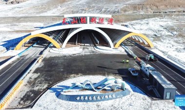 World’s Longest Expressway Tunnel Opens in China’s Xinjiang