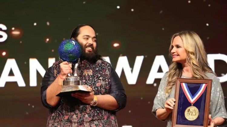 Anant Ambani Honoured with Global Humanitarian Award for Animal Welfare