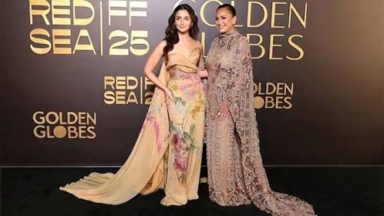 Alia Bhatt Shines in Jeddah as She Accepts the Horizon Award at Golden Globes Gala