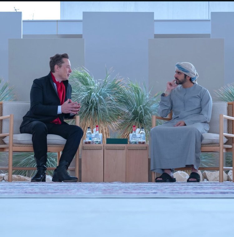Sheikh Hamdan and Elon Musk Hold Future-Focused Meeting in Dubai