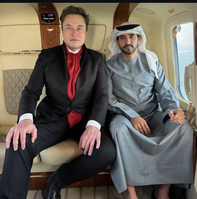 Sheikh Hamdan and Elon Musk Hold Future-Focused Meeting in Dubai