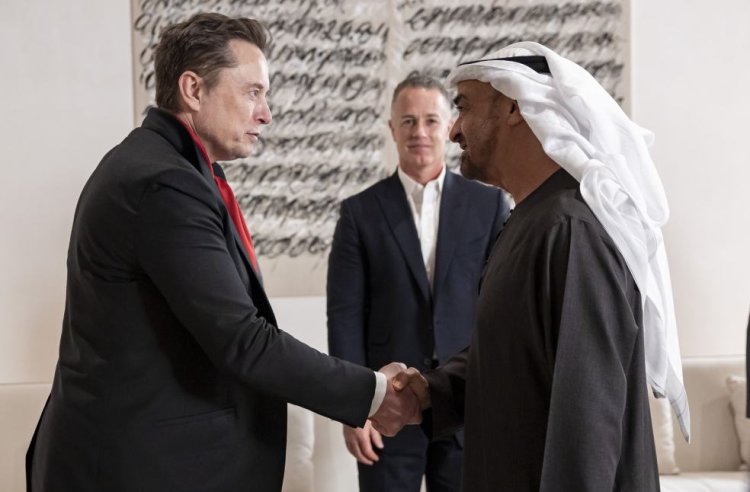 UAE Leadership and Elon Musk Discuss Advancements in Technology and Artificial Intelligence