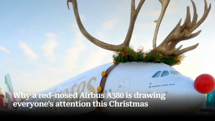 Why a Red-Nosed Emirates A380 at DXB Is Stealing Everyone’s Attention This Christmas