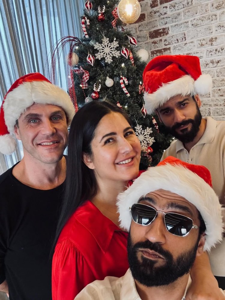 Katrina Kaif shares first photo after welcoming baby boy, celebrates Christmas with Vicky Kaushal and family