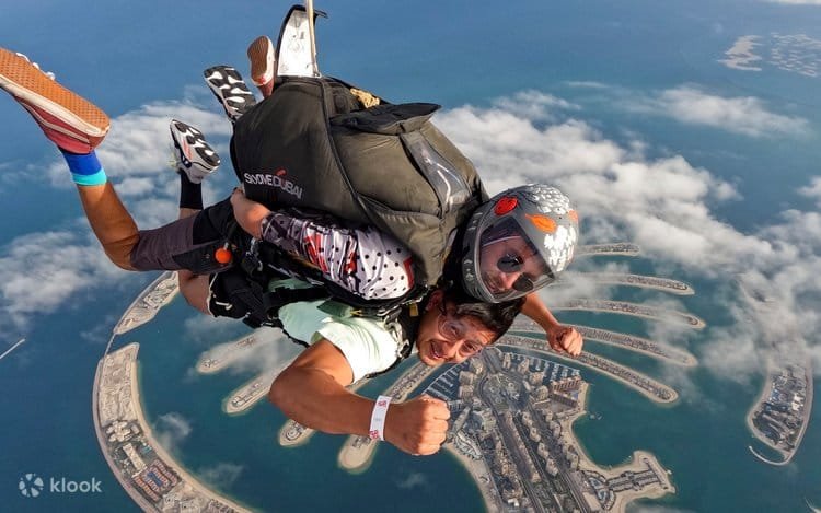 Dubai crown prince Sheikh Hamdan thrills fans with stunning skydiving footage over city landmarks