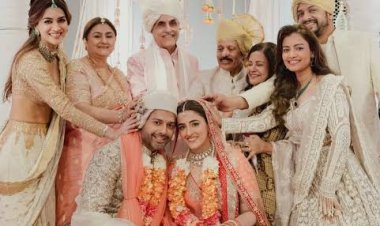 Nupur Sanon and Stebin Ben tie the knot in grand Hindu ceremony after multi-day Udaipur celebrations