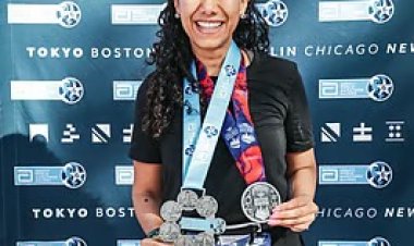 Ashwaq Alsaieri makes history as first Saudi and GCC woman to complete all seven world marathon majors