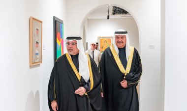 HRH Crown Prince and Prime Minister Inaugurates Rashid bin Khalifa Art Collection Exhibition