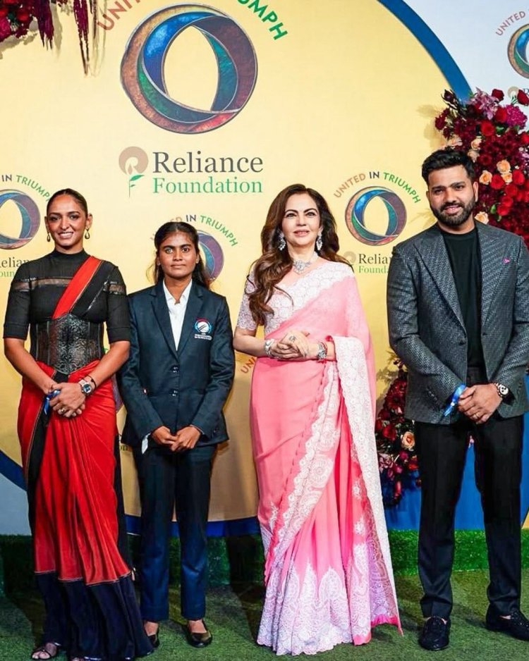 Nita Ambani hosts United in Triumph 2.0 to honour India’s World Cup-winning cricket teams