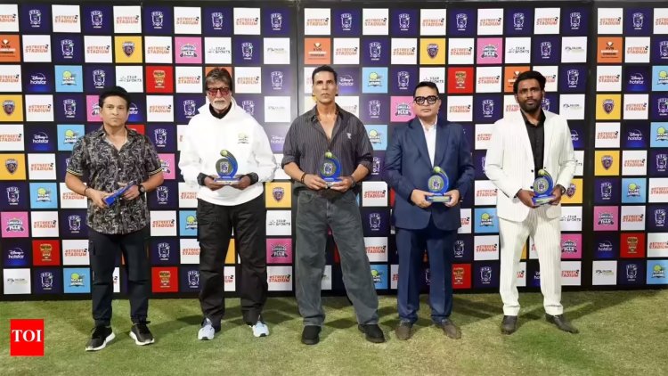 Amitabh Bachchan, Suriya, Ram Charan and Sachin Tendulkar grace ISPL opening ceremony