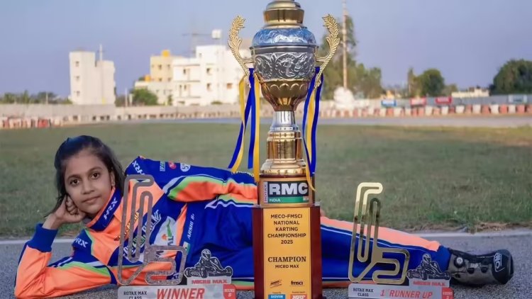 Nine-year-old Arshi Gupta leads new wave of Indian women in global motorsport