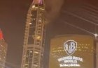 Debris from air interception hits Dubai Marina tower façade, no injuries reported