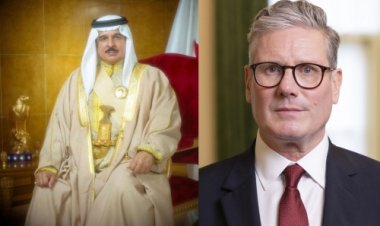 Bahrain’s king and UK prime minister discuss regional tensions as London condemns Iran missile attacks
