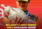 Victory in Budapest: McLaren's Lando Norris Wins the Hungarian Grand Prix