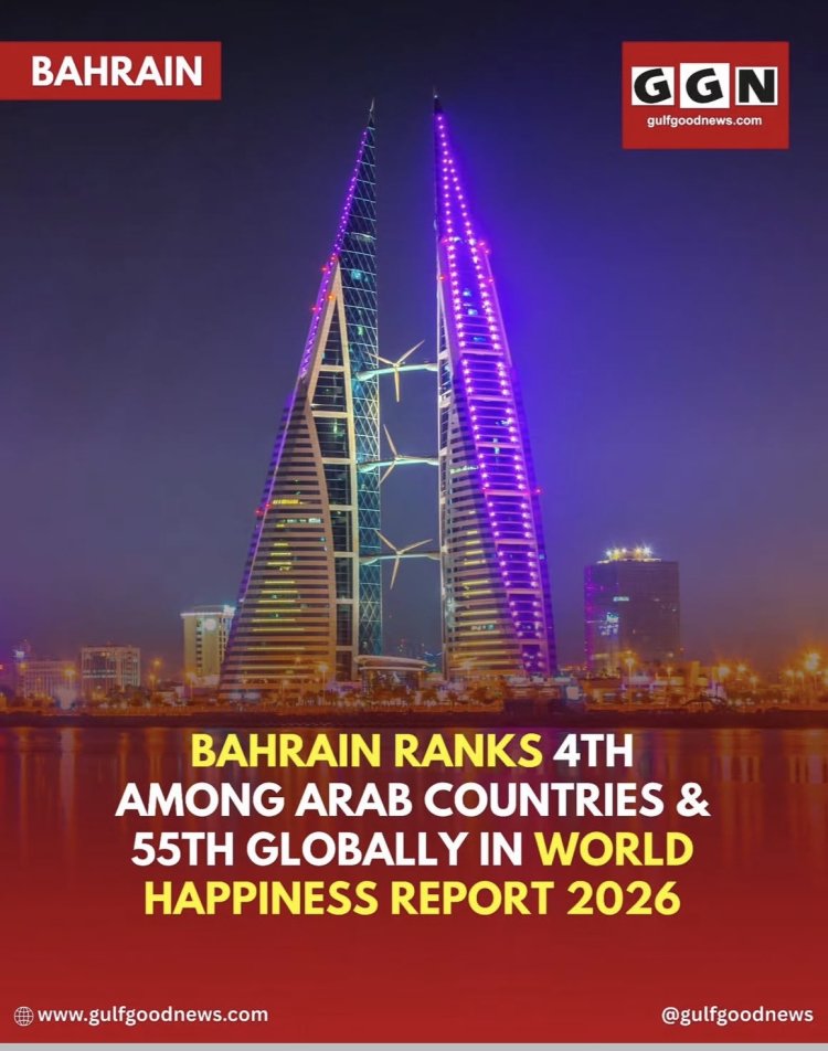 Bahrain Ranks 4th Among Arab Countries and 55th Globally in World Happiness Report 2026